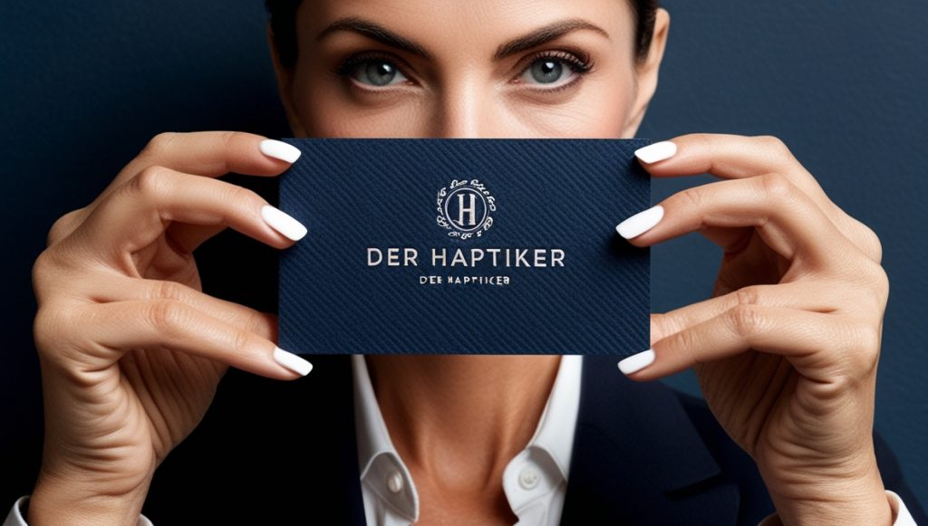 Letterpress-Visitenkarte auf Spezialpapier