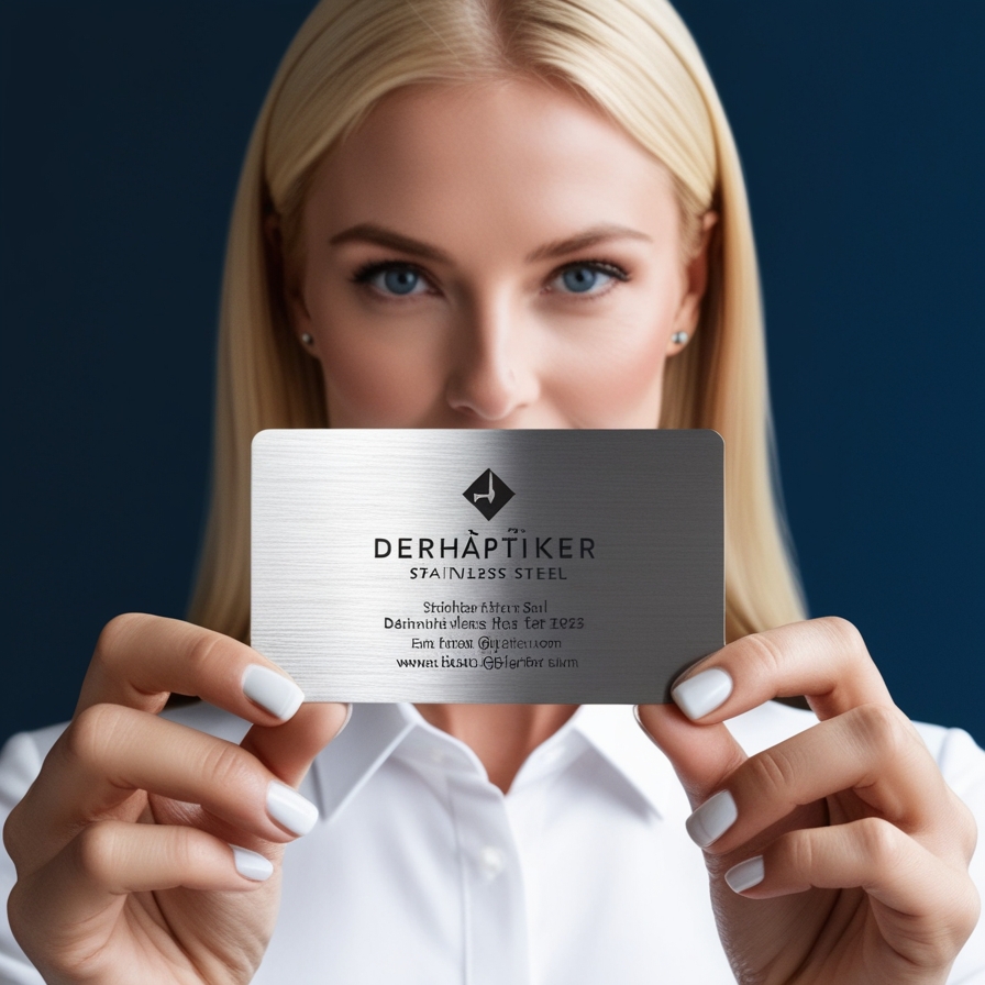 Metall-Visitenkarte drucken Bonn