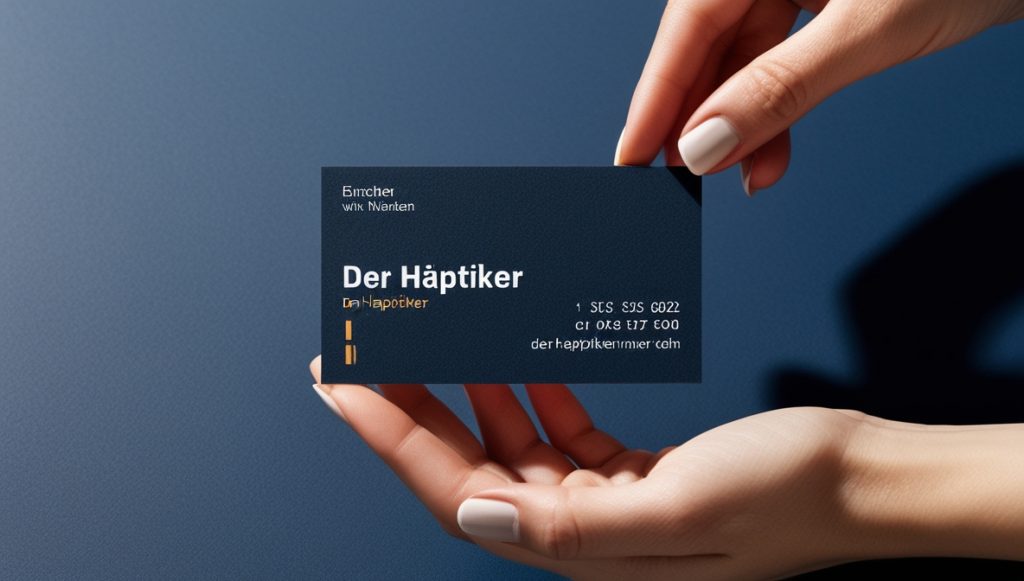Exklusive Visitenkarten drucken Königswinter: auf Metall, wie oben im Bild - oder 'ganz normal' auf besonderem Papier, in individuellem Grafikdesign.