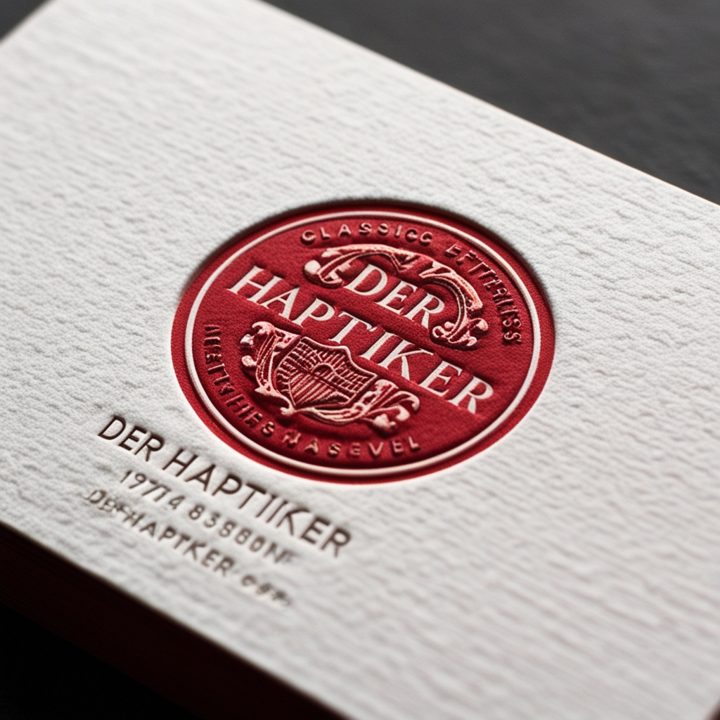 Was ist Letterpress bei Visitenkarten?