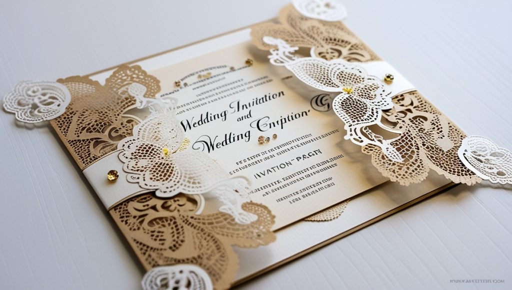 Kreative Hochzeitspapeterie, Lasercut-Detail, Bonn
