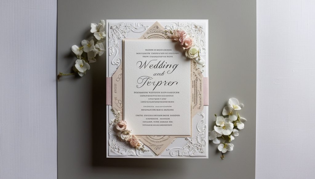 Hochzeitseinladung und Hochzeitspapeterie: Grafikdesign und Druck aus Bonn